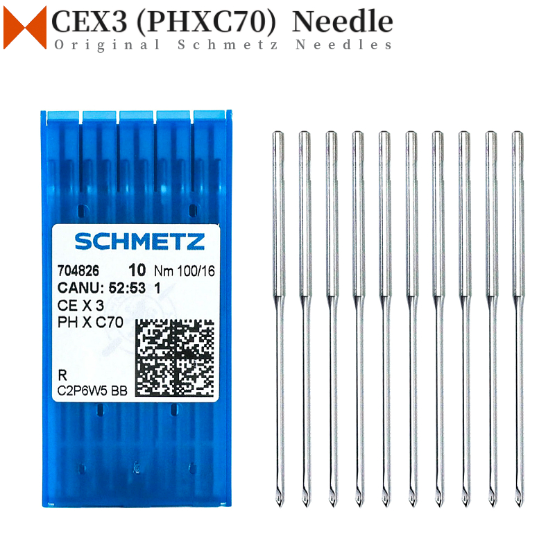 Embroidery Generator - 10 PCS CEX3 (PHXC70) Schmetz Needles