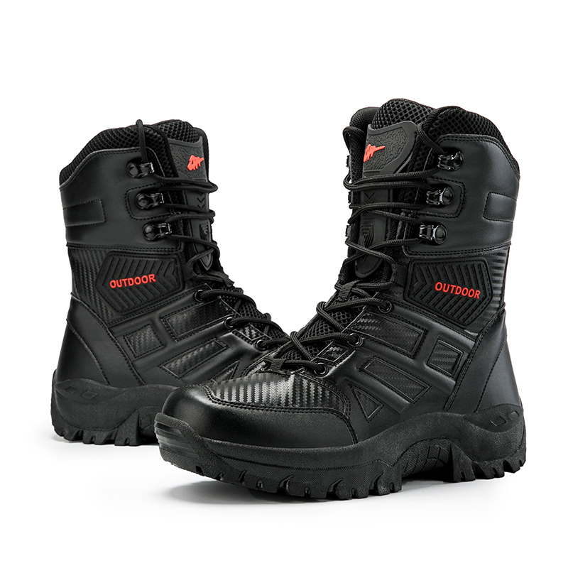 Embroidery Cotton - actical Military Boots Large Size Waterproof