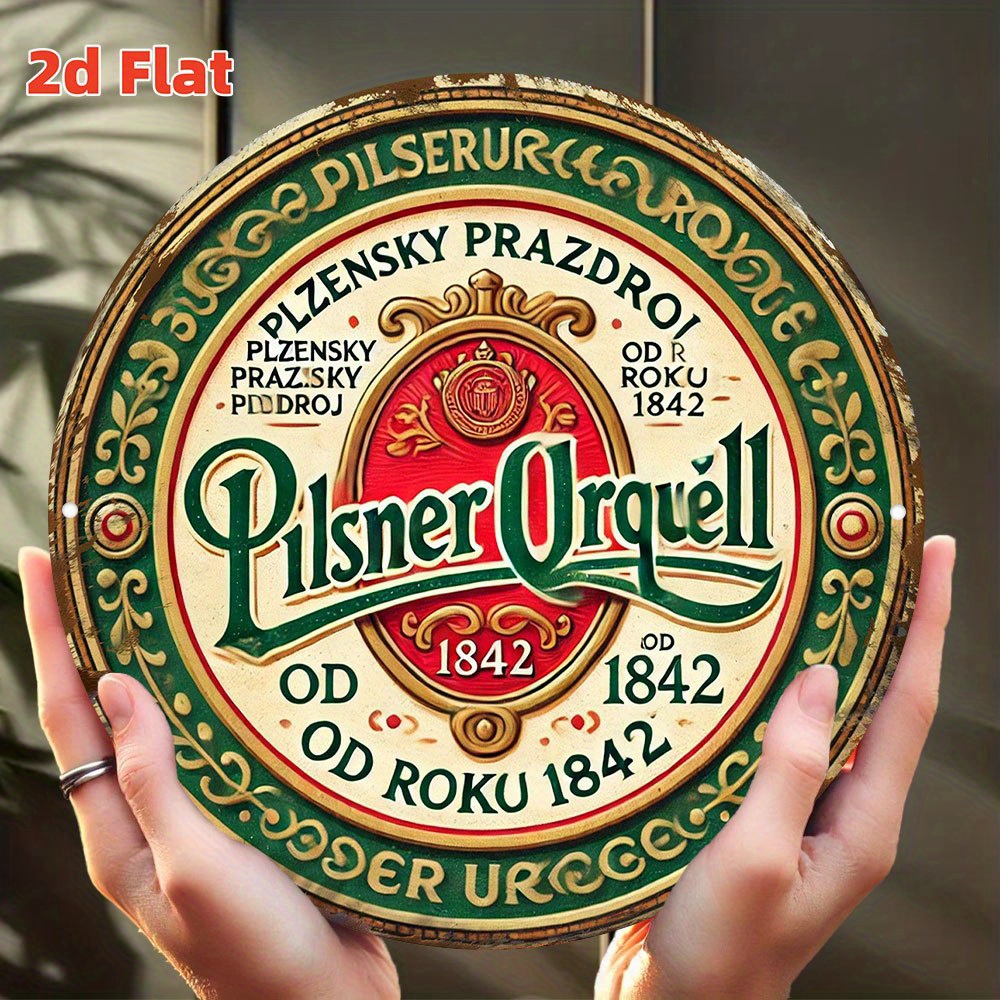 Embroidery Water - 2D Flat Pilsner Urquell Beer Logo
