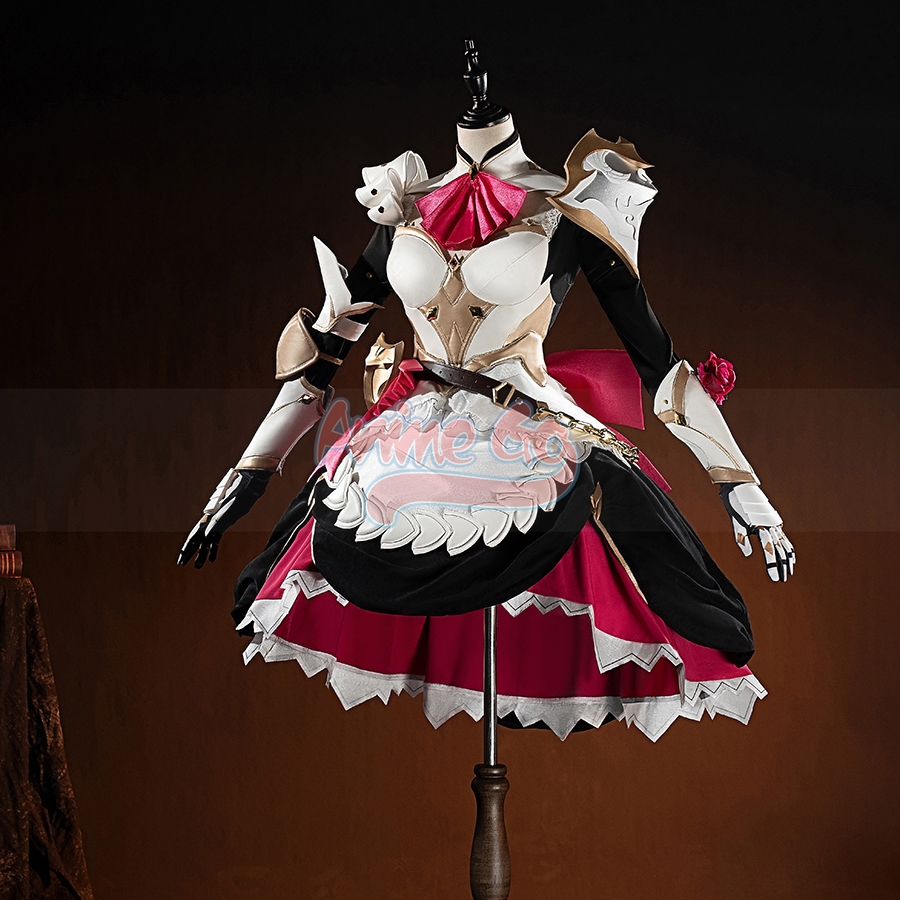 Embroidery Dress - Noelle Genshin Impact Cosplay Costume Mondstadt