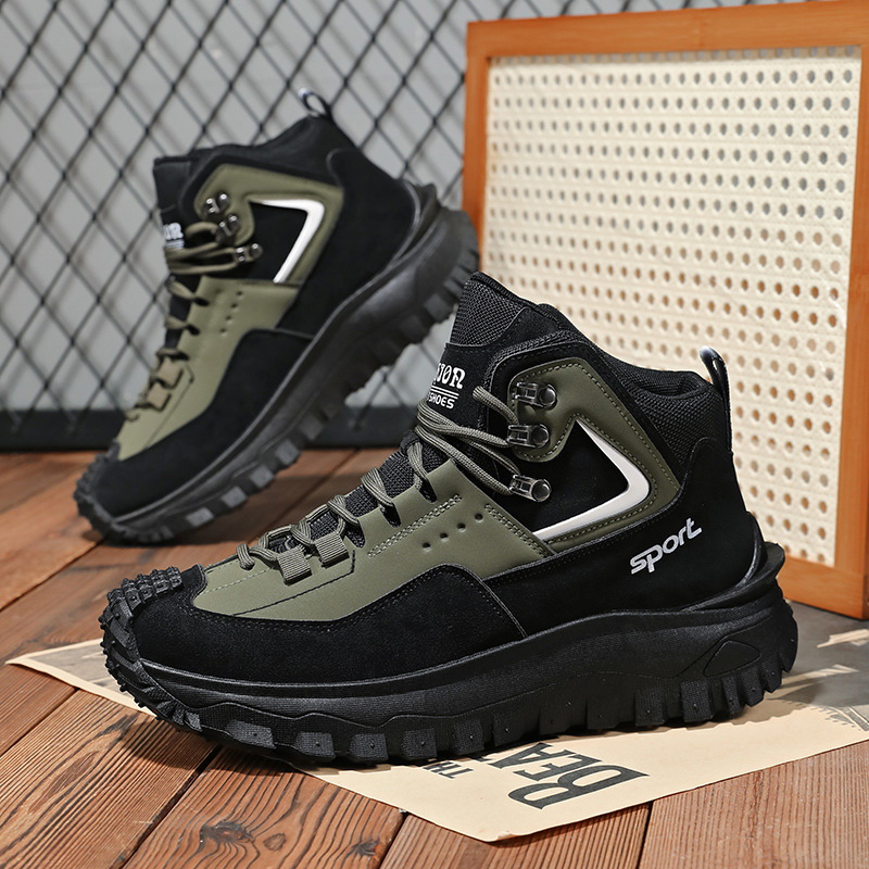 Men's Wide Width Hiking Shoes  - Embroidery Cotton のレビューと価格