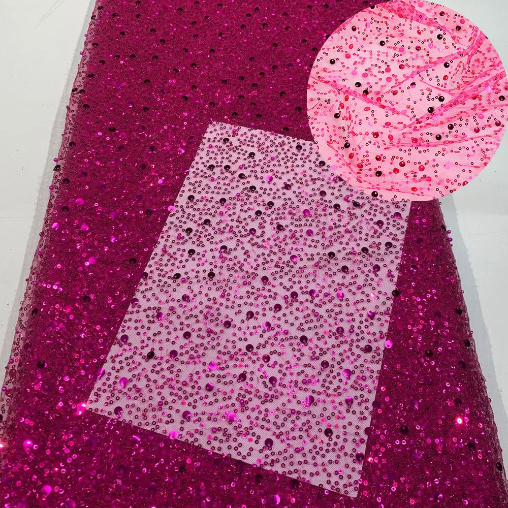 African Lace Fabric High Quali - Embroidery Net Fabric のレビューと価格