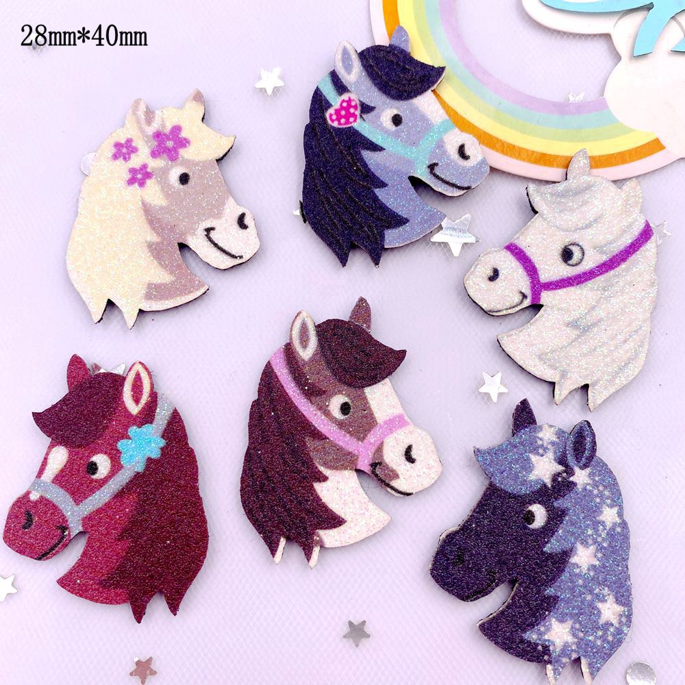 10pcs Glitter Felt Fabric Nonw - Embroidery Unicorn のレビューと価格