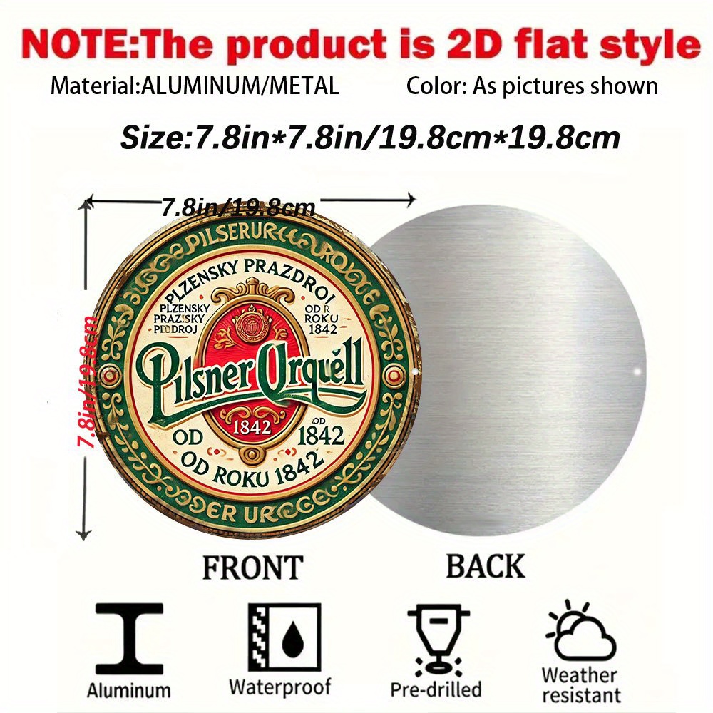 2D Flat Pilsner Urquell Beer L - Embroidery Water のレビューと価格