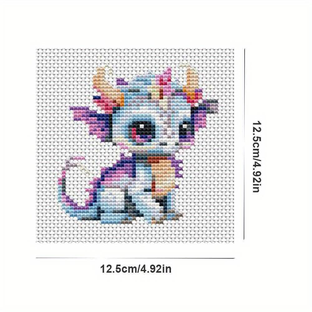 12Pcs Dragon Cross Stitch 11CT - Embroidery Job のレビューと価格