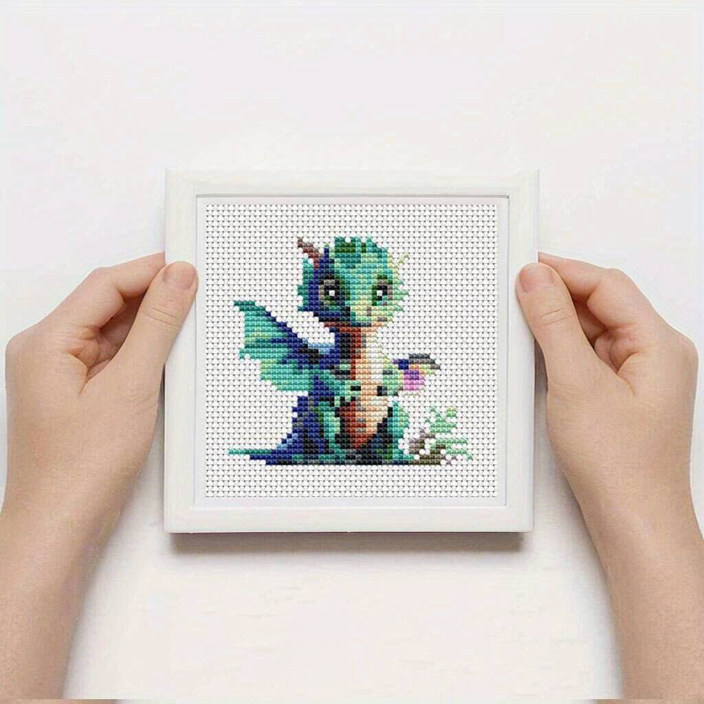 12Pcs Dragon Cross Stitch 11CT - Embroidery Job のレビューと価格