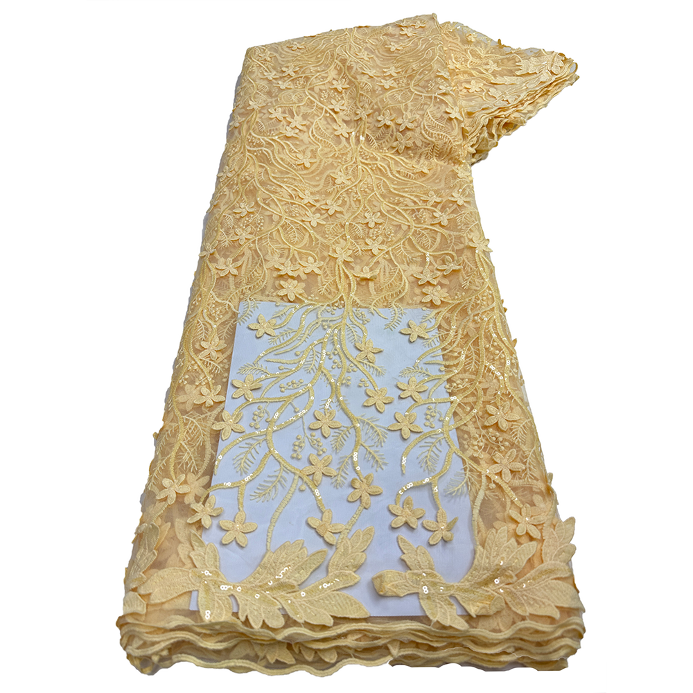 2025 African Net Lace African  - Embroidery Net Fabric のレビューと価格