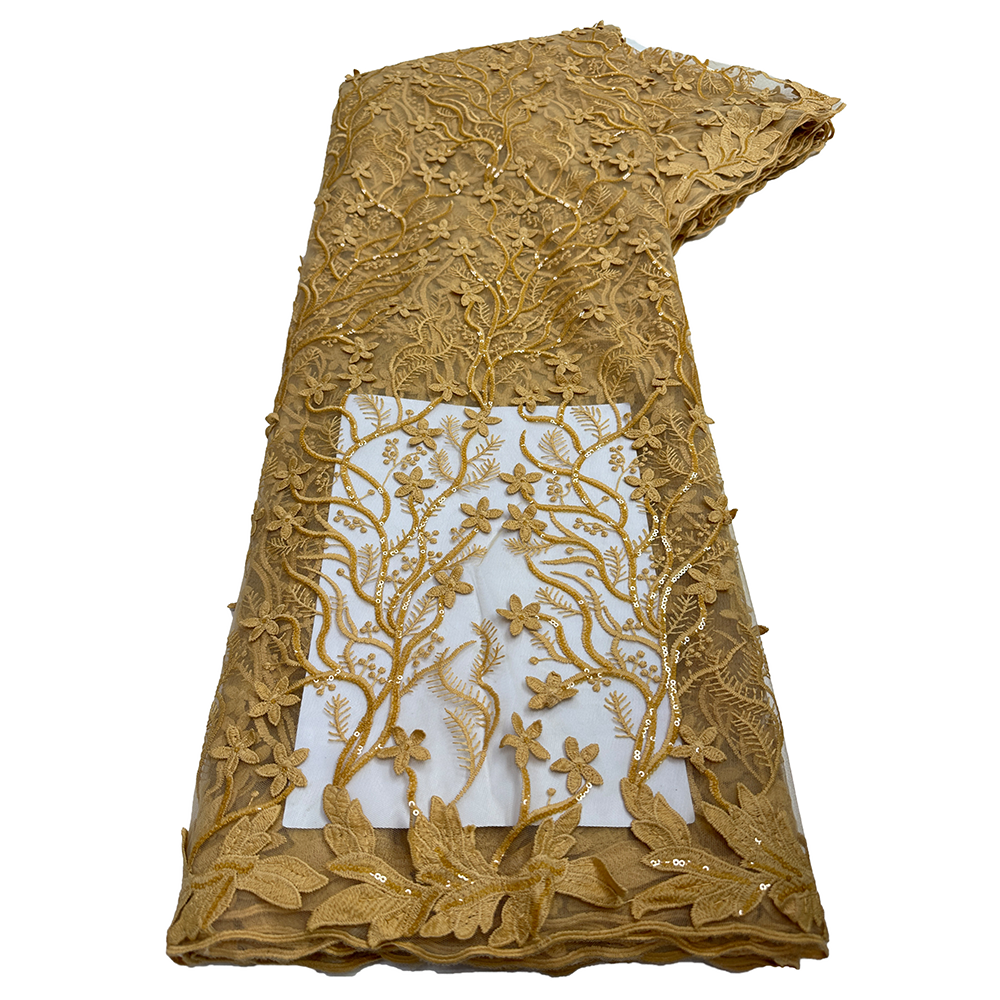2025 African Net Lace African  - Embroidery Net Fabric のレビューと価格