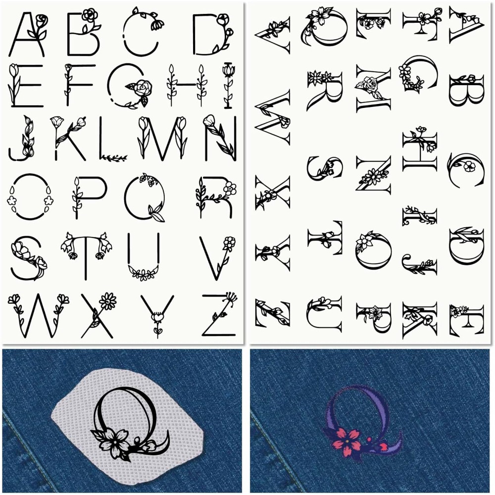 Letter A-Z Water Soluble Embro - Embroidery Water のレビューと価格