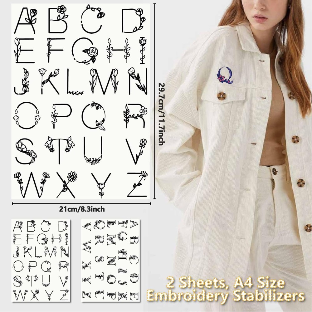 Letter A-Z Water Soluble Embro - Embroidery Water のレビューと価格