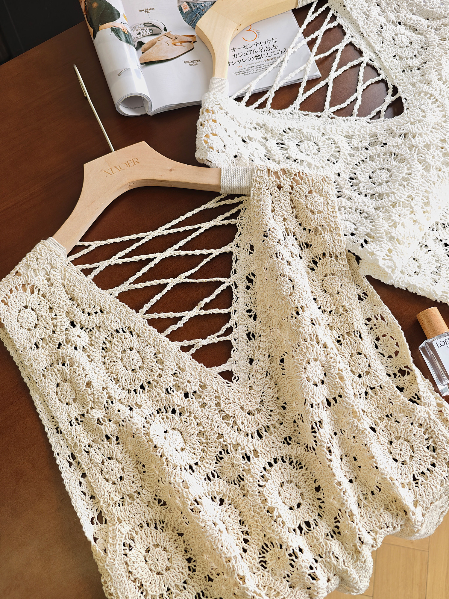Women's Crochet Lace Tank Top  - Embroidery Job のレビューと価格
