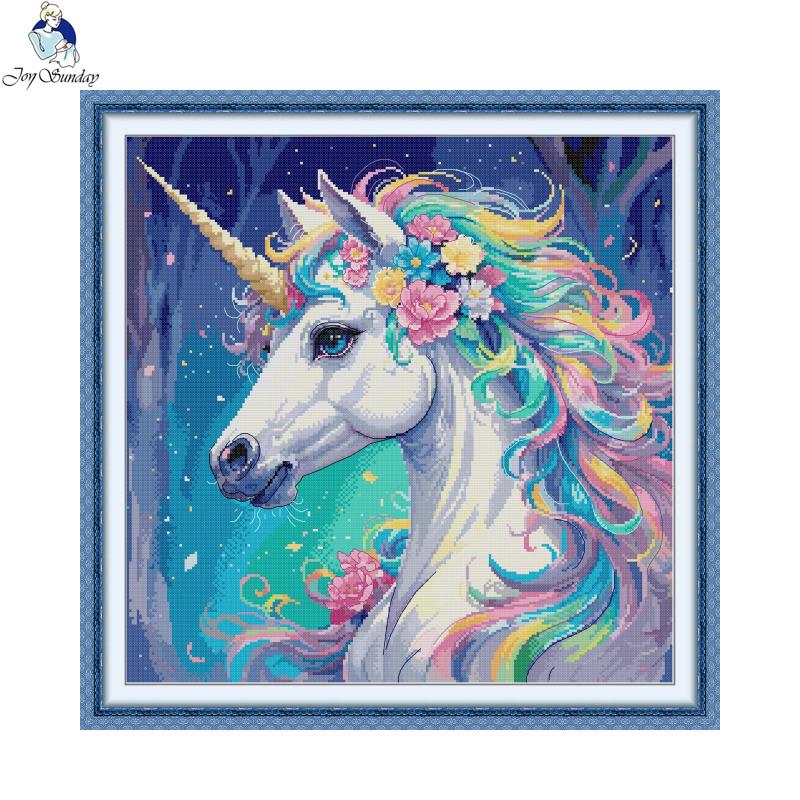 Joy Sunday Animal Pattern Cros - Embroidery Unicorn のレビューと価格