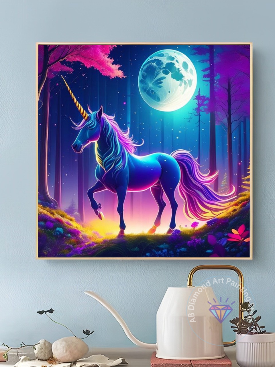 Fantasy cute unicorn Diamond P - Embroidery Unicorn のレビューと価格