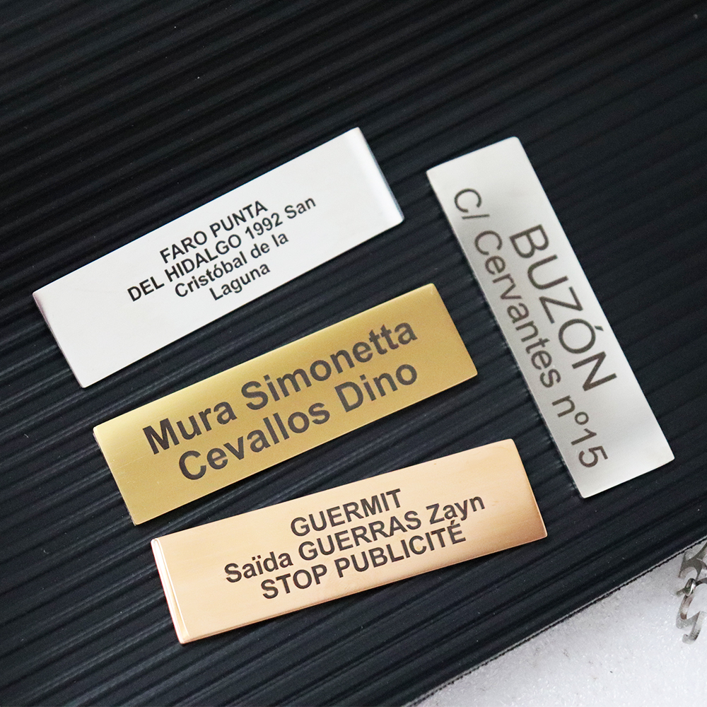 Custom Hebrew Text Stainless S - Embroidery Texture のレビューと価格