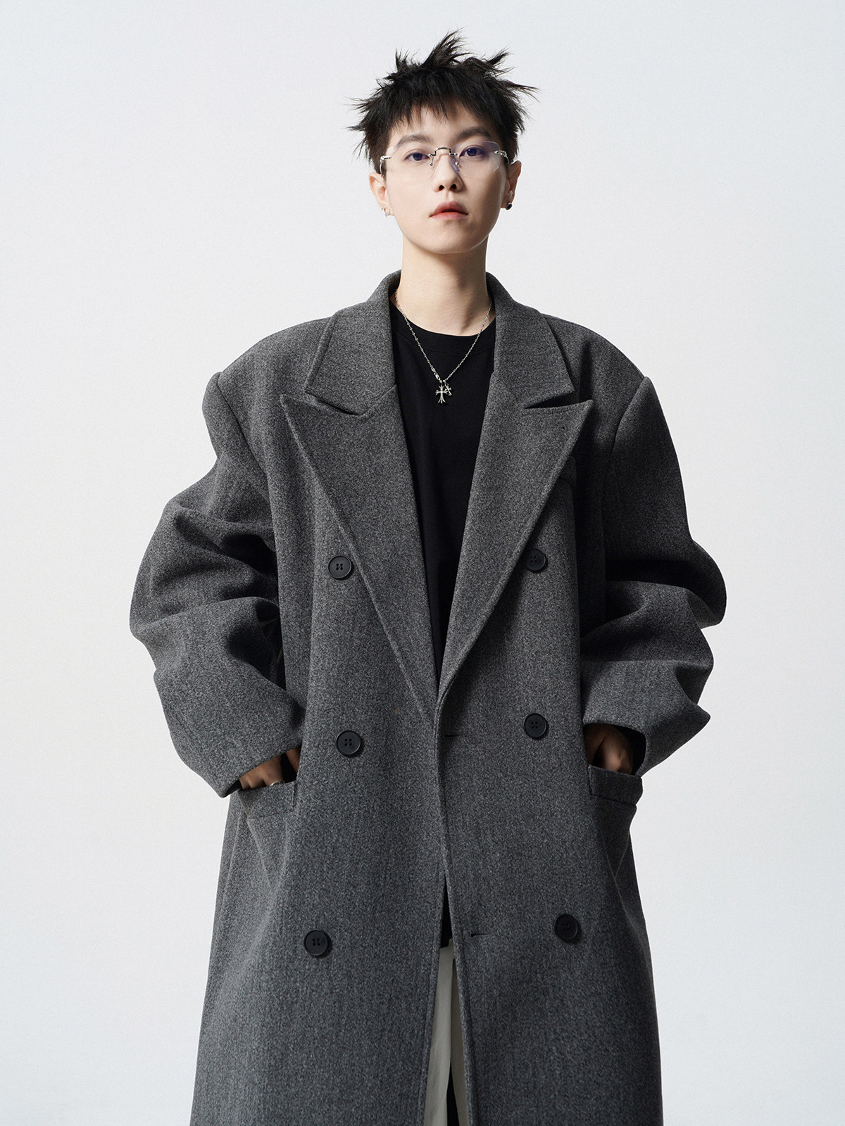 Trench Coats Casual Mens Maple - Embroidery Unique Design のレビューと価格