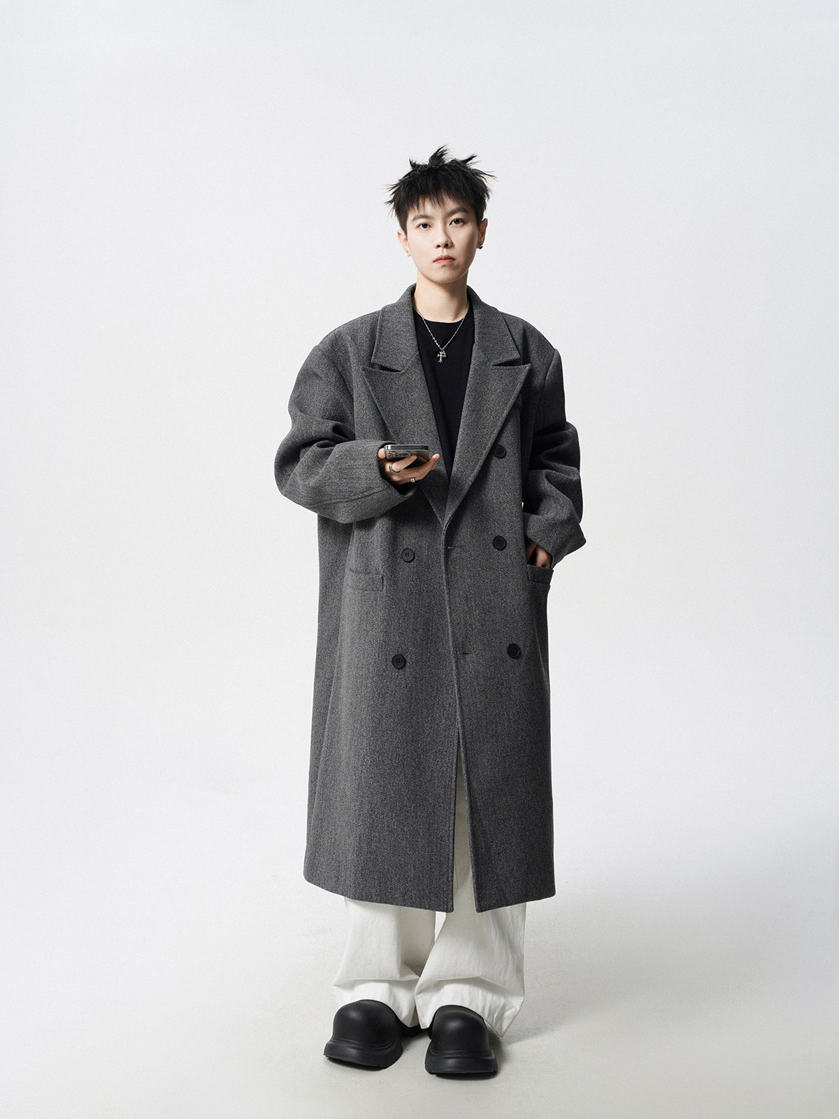 Trench Coats Casual Mens Maple - Embroidery Unique Design のレビューと価格
