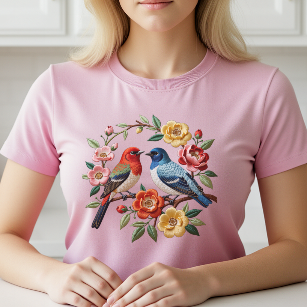 1 Piece of Bird Pattern Clothi - Embroidery Motif のレビューと価格