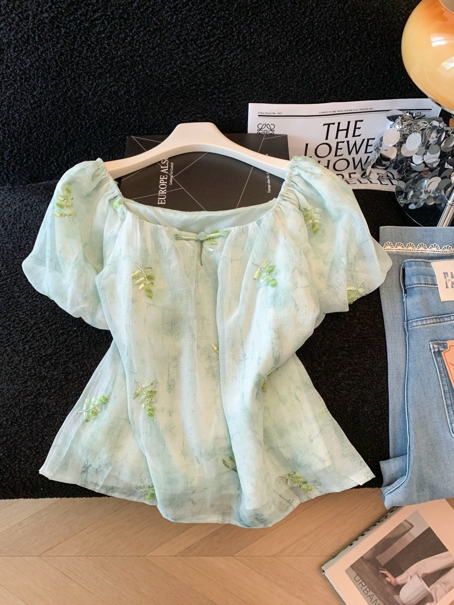 Beige Heavy Embroidery Sequin  - Embroidery Unique Design のレビューと価格