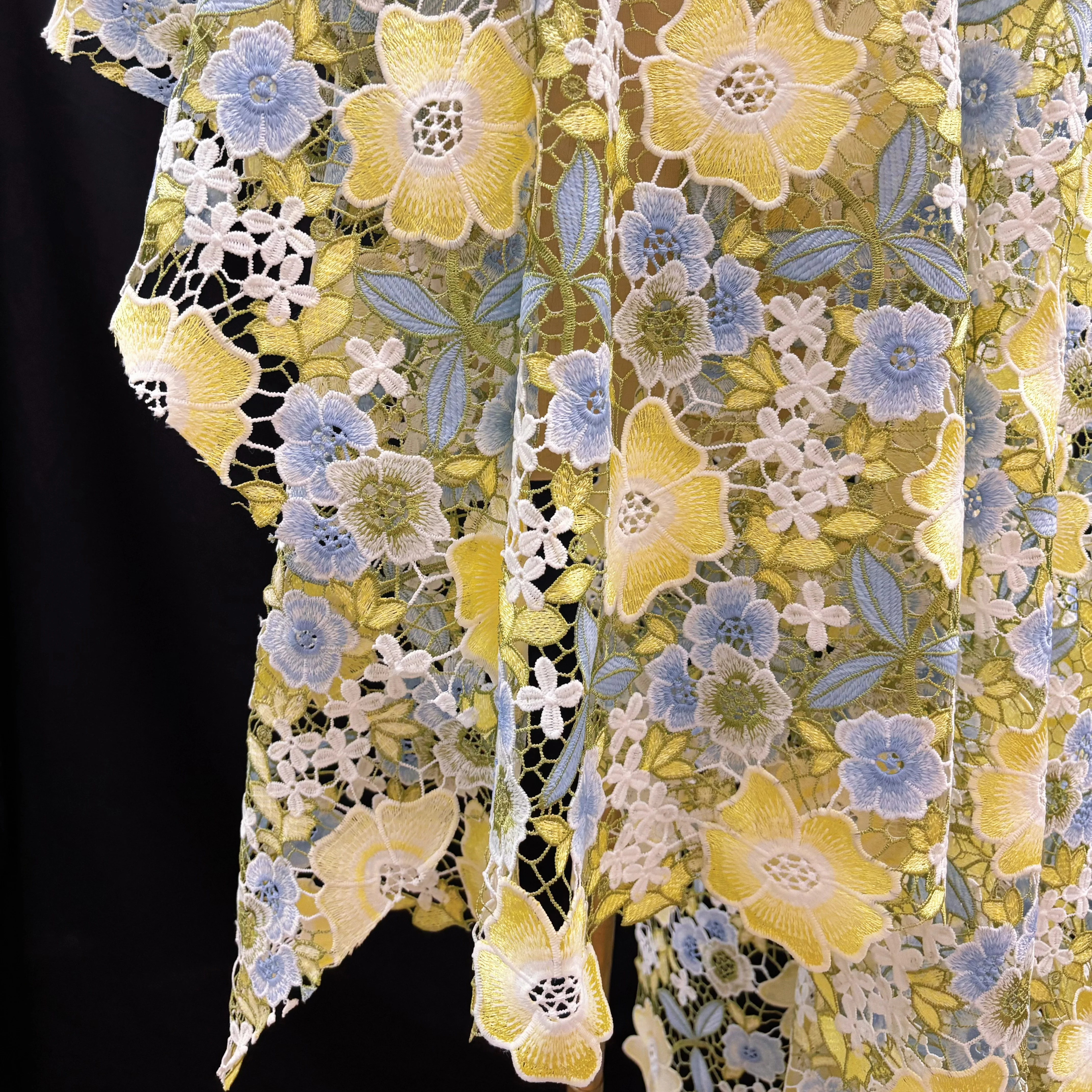 1yard Water soluble colorful f - Embroidery Net Fabric のレビューと価格