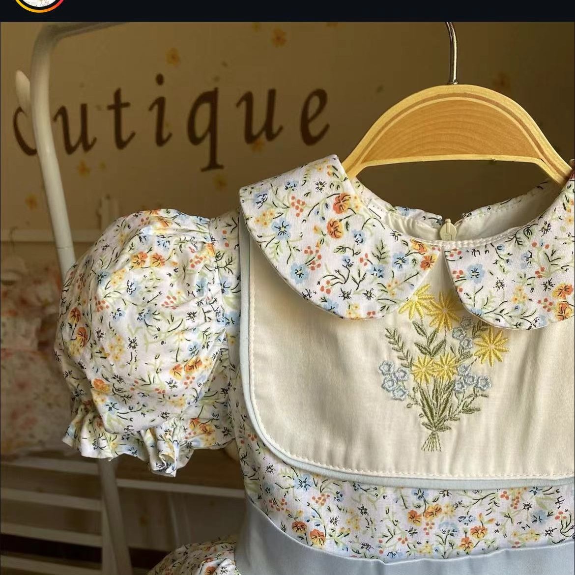 0-12Y Baby Girl Summer Flower  - Embroidery Yellow Dress のレビューと価格