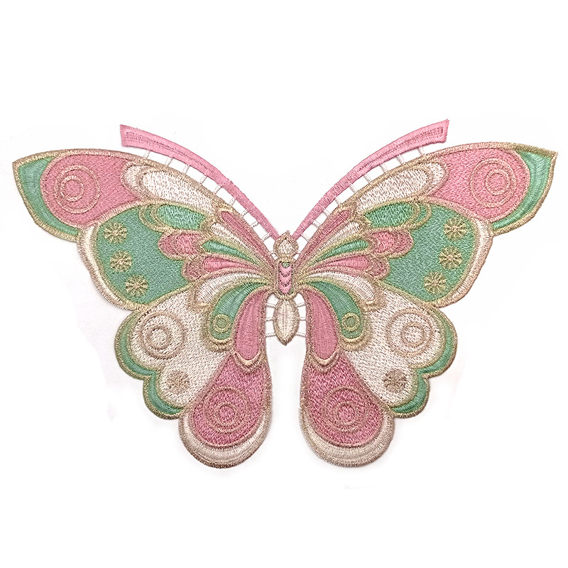 1 Pc Butterfly Embroidery Larg - Embroidery Unicorn のレビューと価格