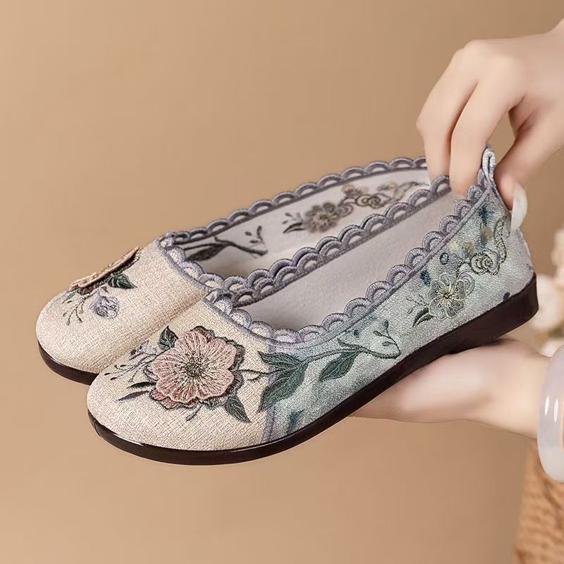 Women Spring Autumn New Flat s - Embroidery Cotton のレビューと価格