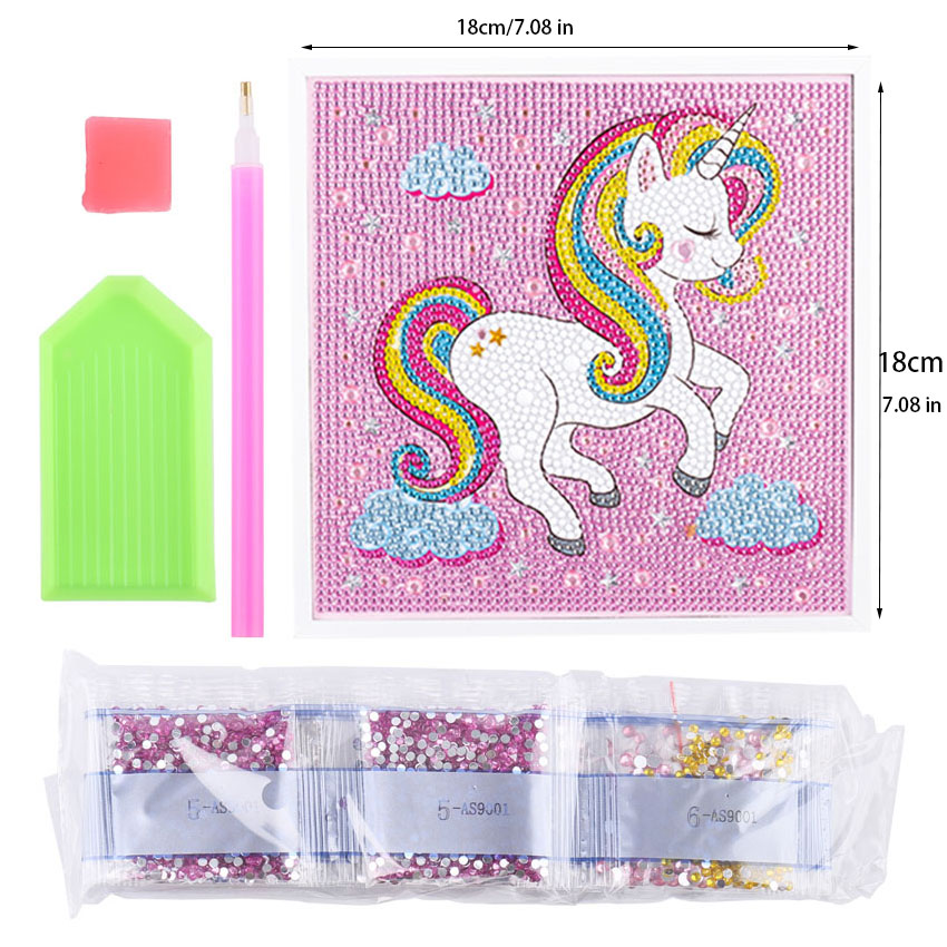 5D Diamond Painting Kit for Ki - Embroidery Unicorn のレビューと価格