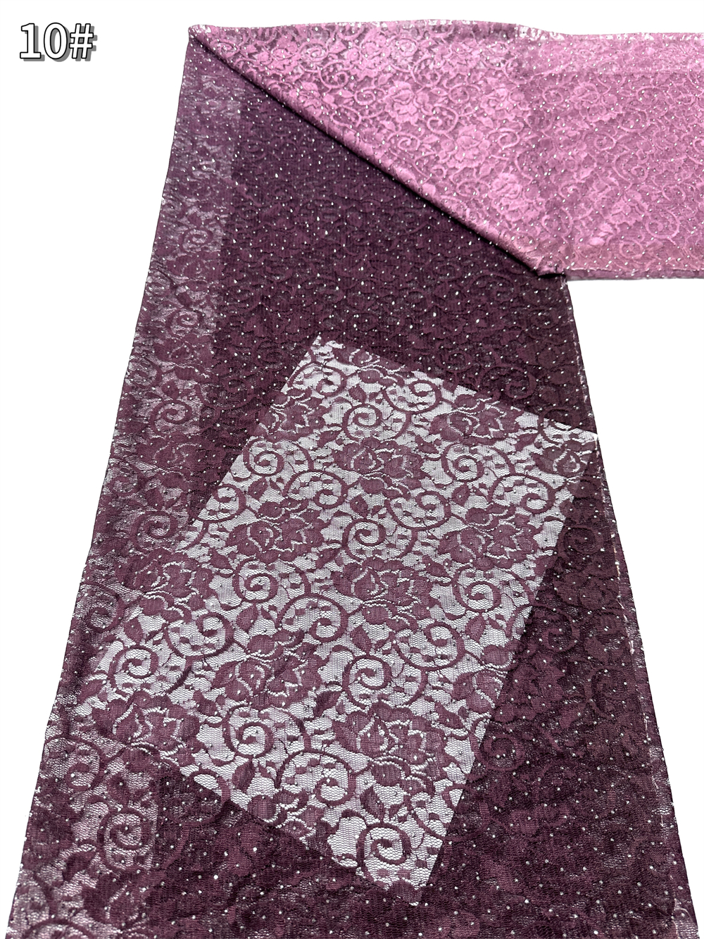 Nigerian Beaded Embroidery Lac - Embroidery Net Fabric のレビューと価格