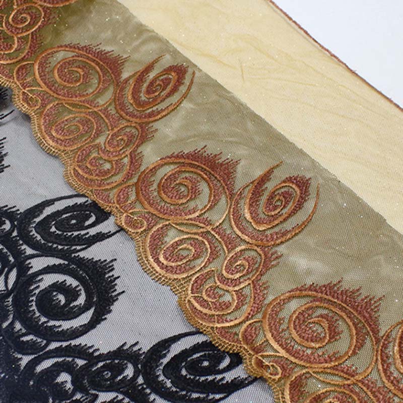 28Yards Embroidery Lace Fabric - Embroidery Yellow Dress のレビューと価格