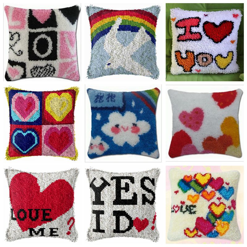 Rainbow Love Series Latch Hook - Embroidery Job のレビューと価格