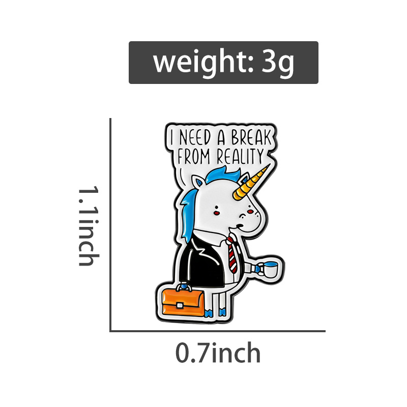 I Need Break From Reality Enam - Embroidery Unicorn のレビューと価格