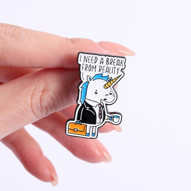 I Need Break From Reality Enam - Embroidery Unicorn のレビューと価格