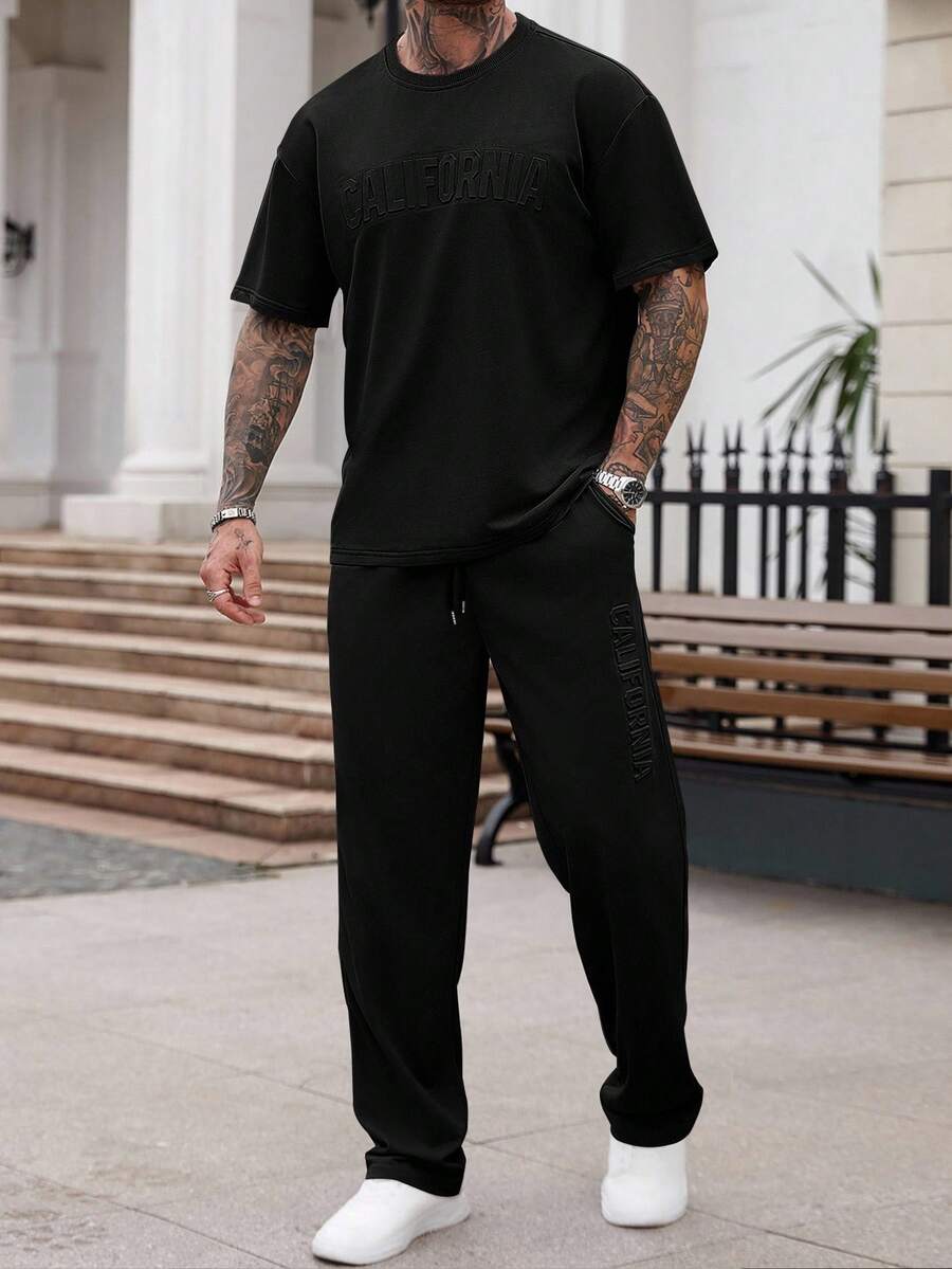 Mens Casual Solid Color Letter - Embroidery Cotton のレビューと価格