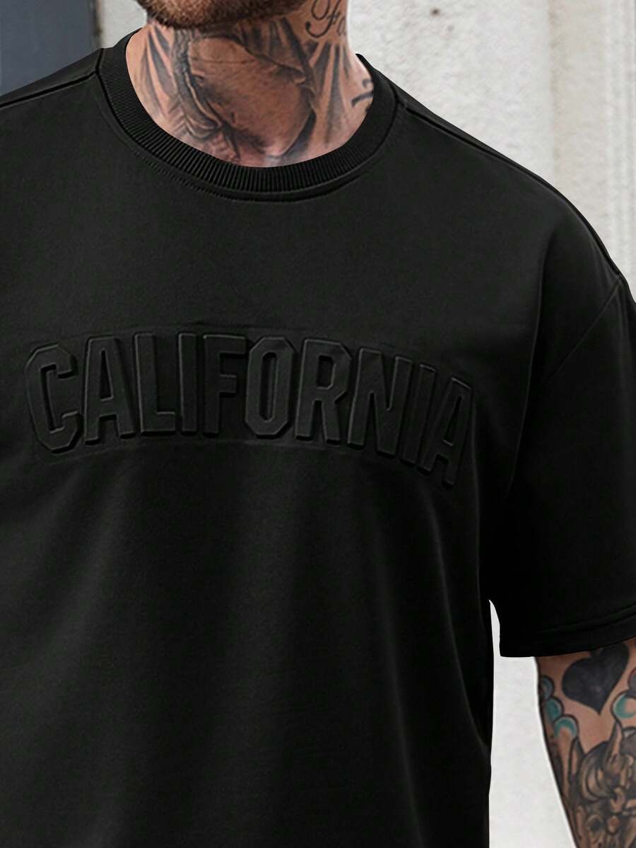 Mens Casual Solid Color Letter - Embroidery Cotton のレビューと価格