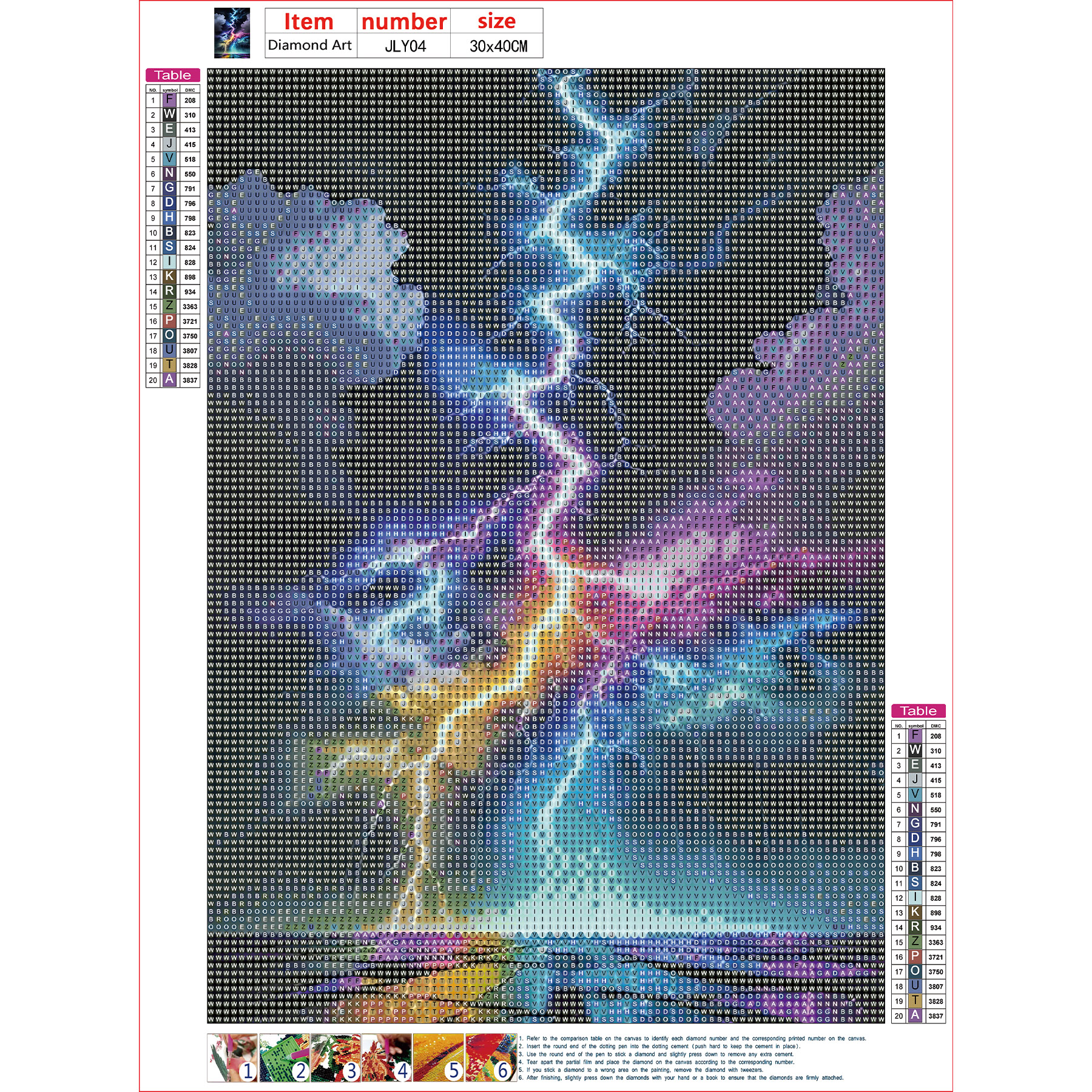 DIY Diamond Painting Colorful  - Embroidery Motif のレビューと価格