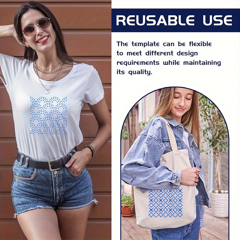 30Pcs Embroidery Templates DIY - Embroidery Motif のレビューと価格