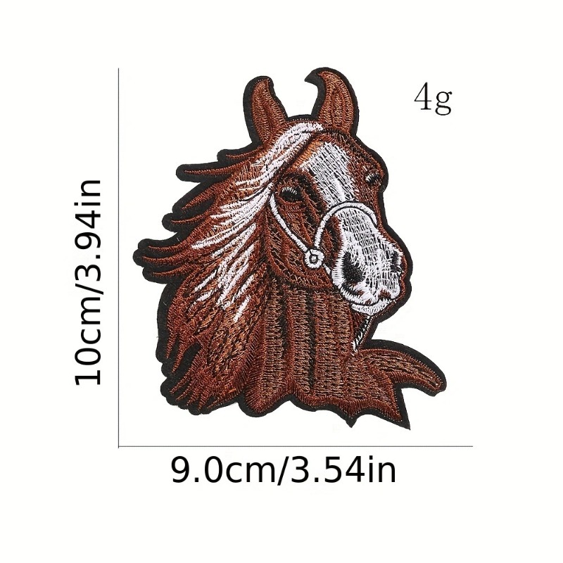 Horse Head Adhesive Embroidery - Embroidery Unicorn のレビューと価格