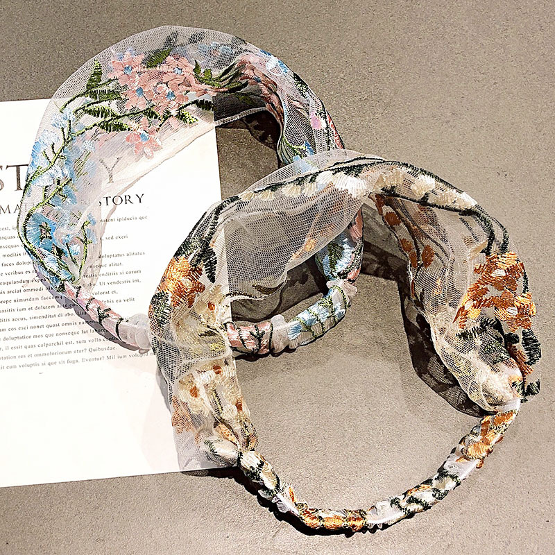 Female Ethnic Hairbands Elasti - Embroidery Motif のレビューと価格