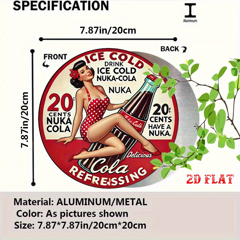 2D Flat, 1pc Retro Pin-Up 7.87 - Embroidery Water のレビューと価格