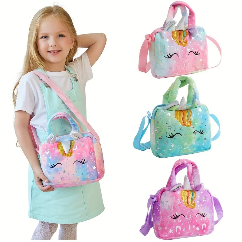 Sweet Unicorn Handbags For Gir - Embroidery Unicorn のレビューと価格