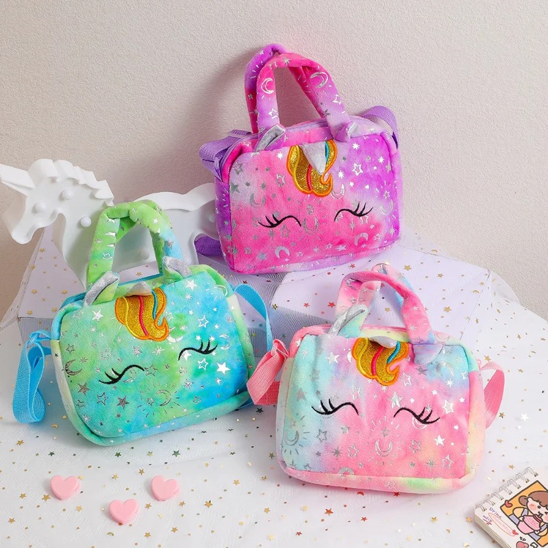 Sweet Unicorn Handbags For Gir - Embroidery Unicorn のレビューと価格