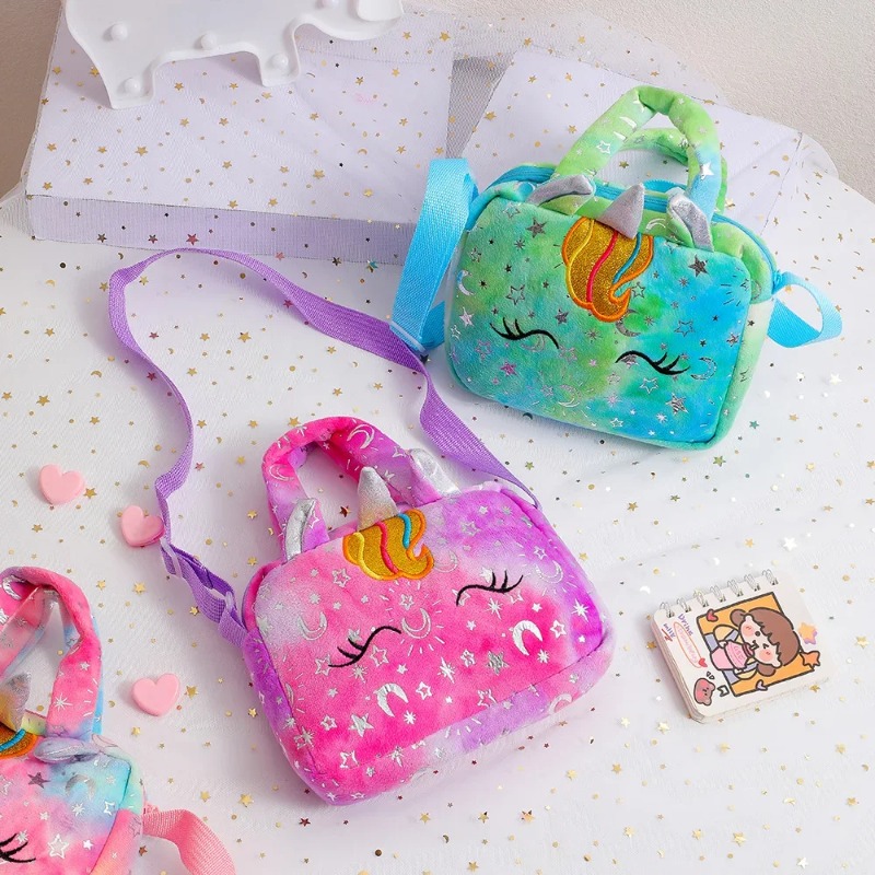 Sweet Unicorn Handbags For Gir - Embroidery Unicorn のレビューと価格
