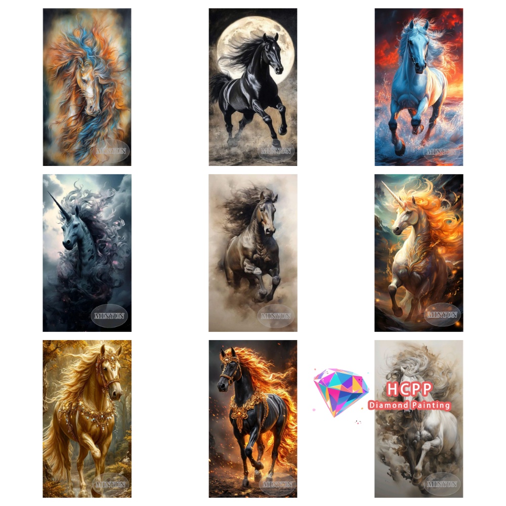 Horse Unicorn Diamond Painting - Embroidery Unicorn のレビューと価格