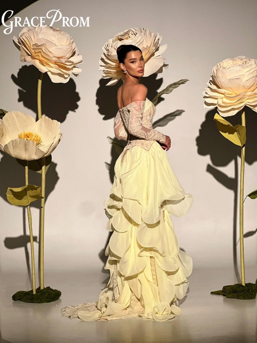 Exquisite Butter Yellow Prom D - Embroidery Yellow Dress のレビューと価格