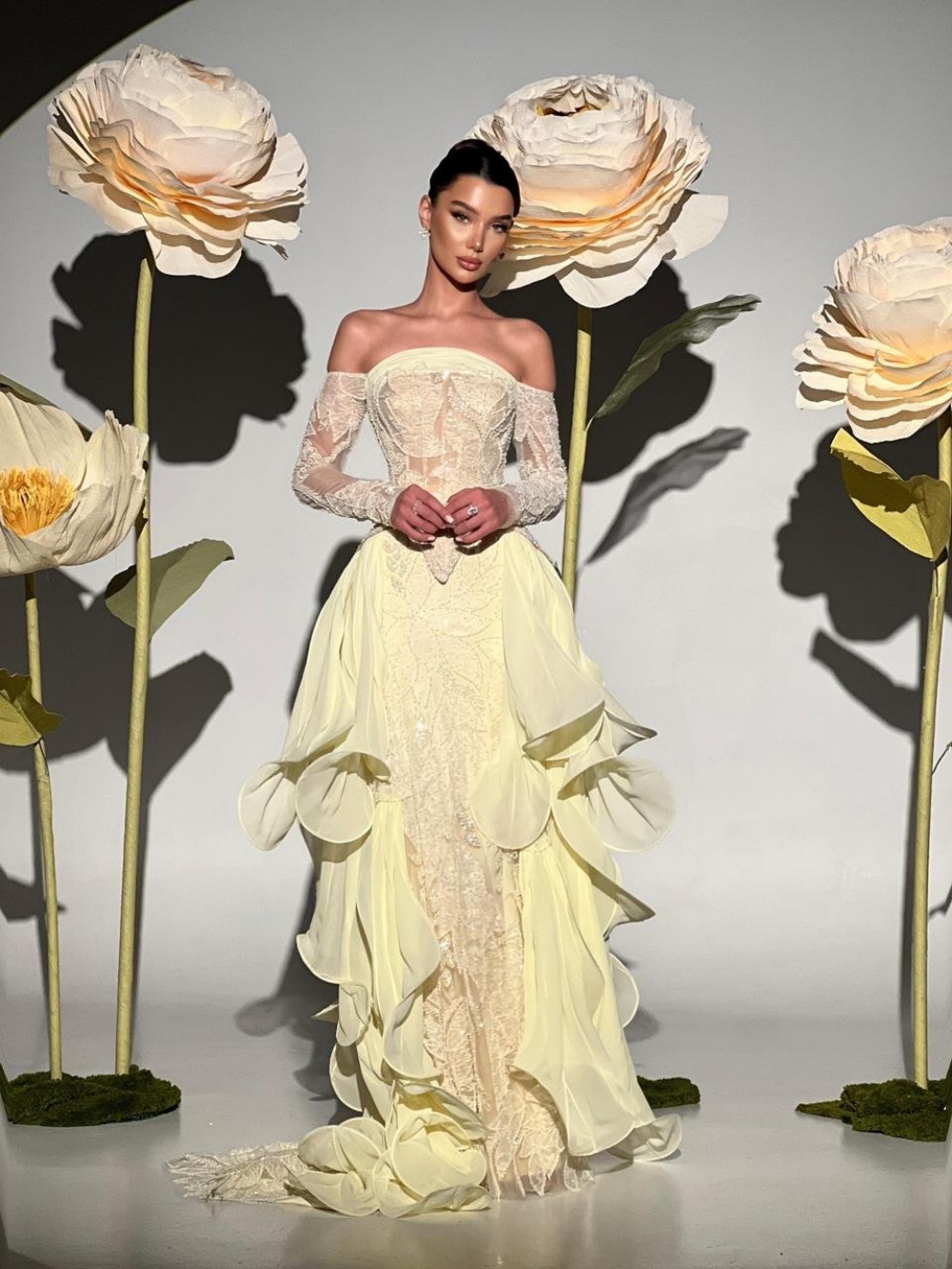 Exquisite Butter Yellow Prom D - Embroidery Yellow Dress のレビューと価格