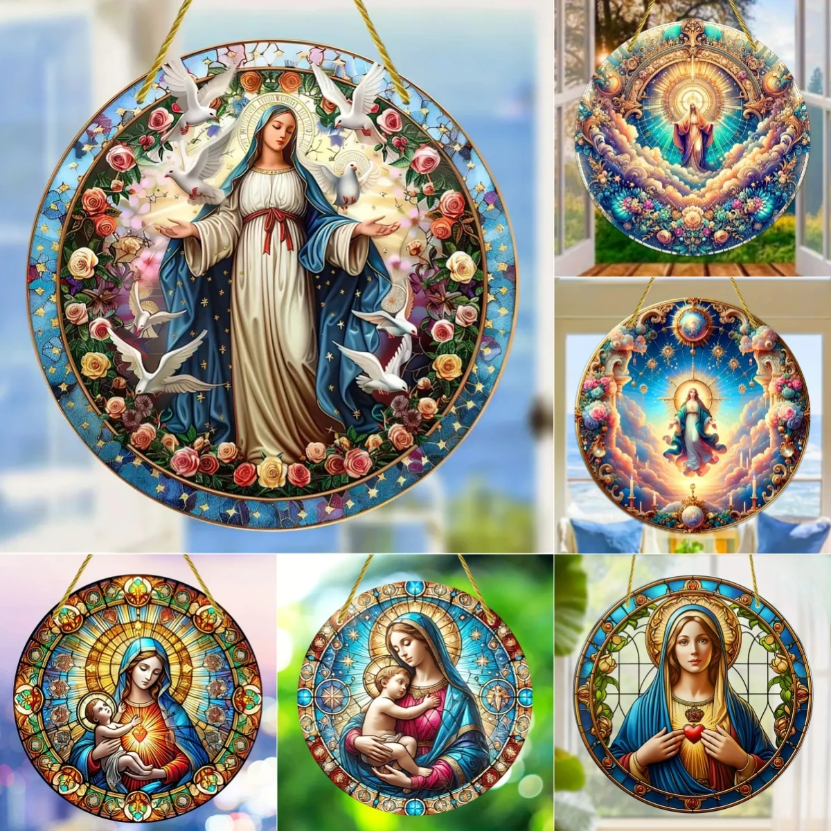 Christian Religion Mary Suncat - Embroidery Water のレビューと価格