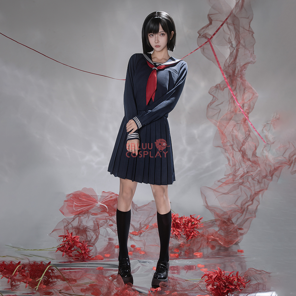 Shimizu Hinako Cosplay Costume - Embroidery Dress のレビューと価格