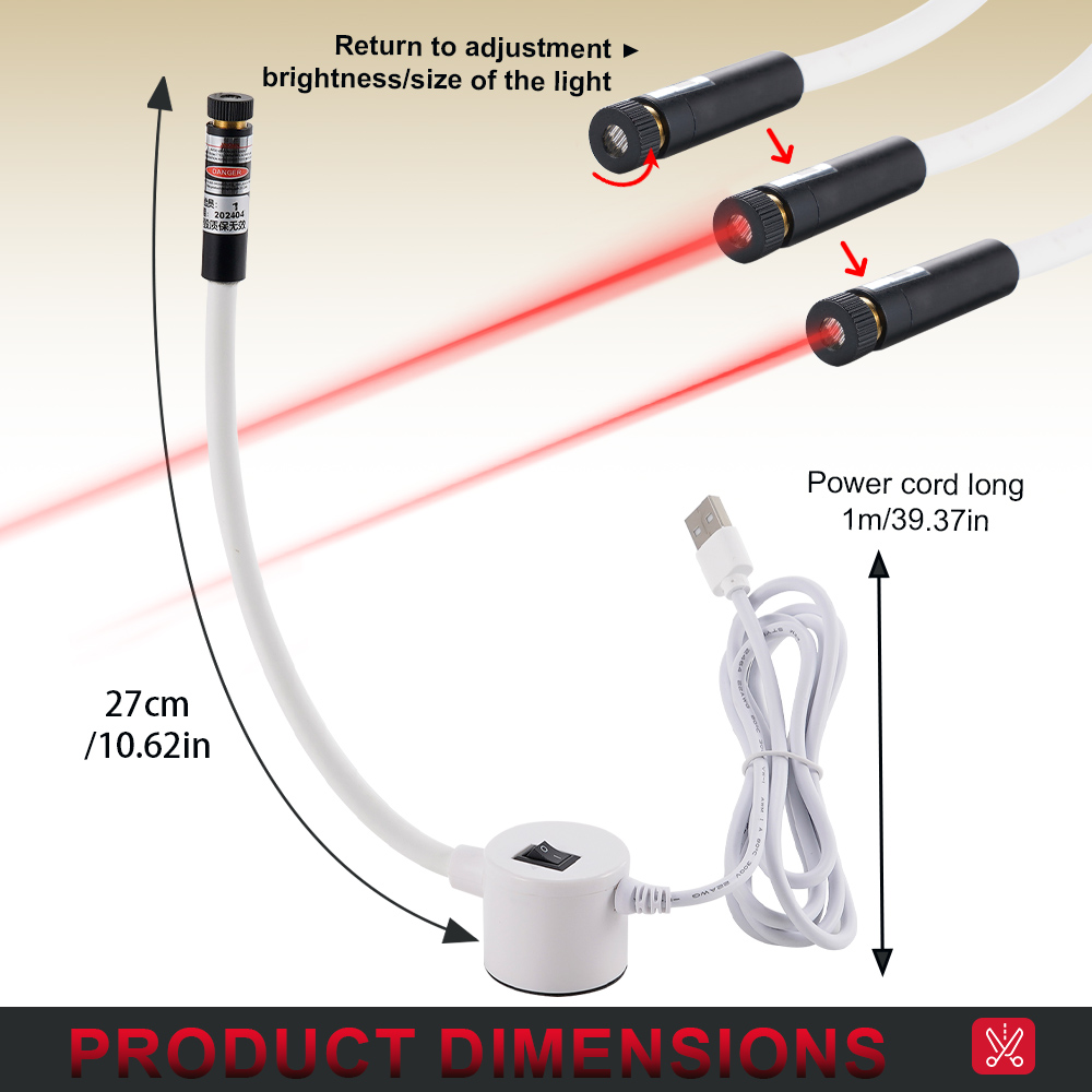 USB positioning light Infrared - Embroidery Job のレビューと価格