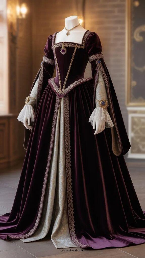 Vintage Duchess Purple Prom Go - Embroidery Dress のレビューと価格