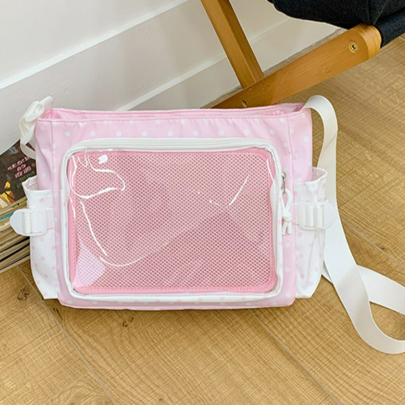 Polka Dot Crossbody Shoulder B - Embroidery Texture のレビューと価格
